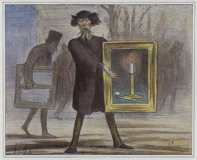 Ze verwierpen dit...de onwetenden! door Honore circle of Daumier